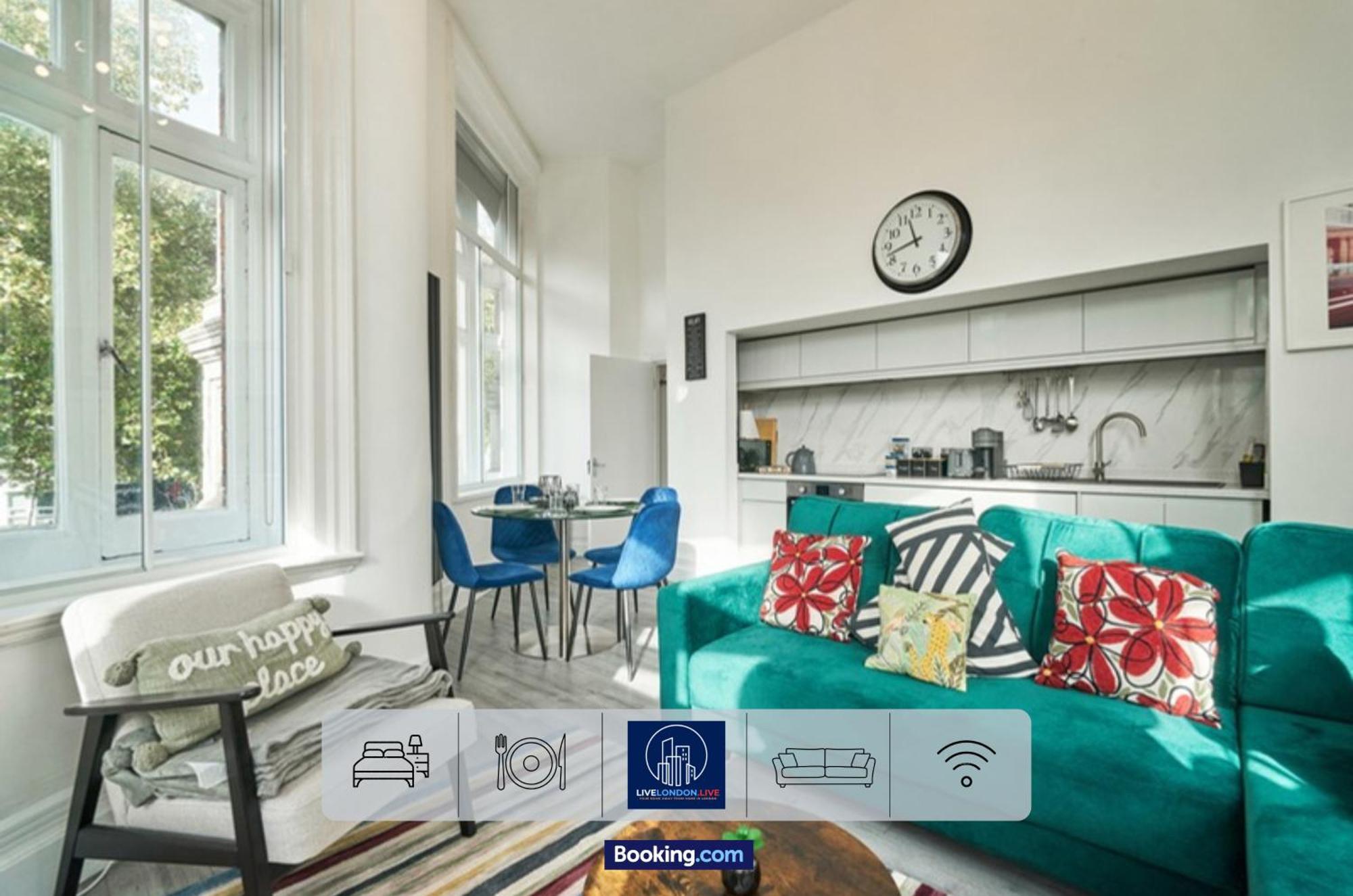 Last-Minute Specials L Sleeps Up To 4 Guests L One-Bedroom Apartment With King Bed And High Ceilings Near Camden By Live London Short Lets & Serviced Accommodation Exterior photo