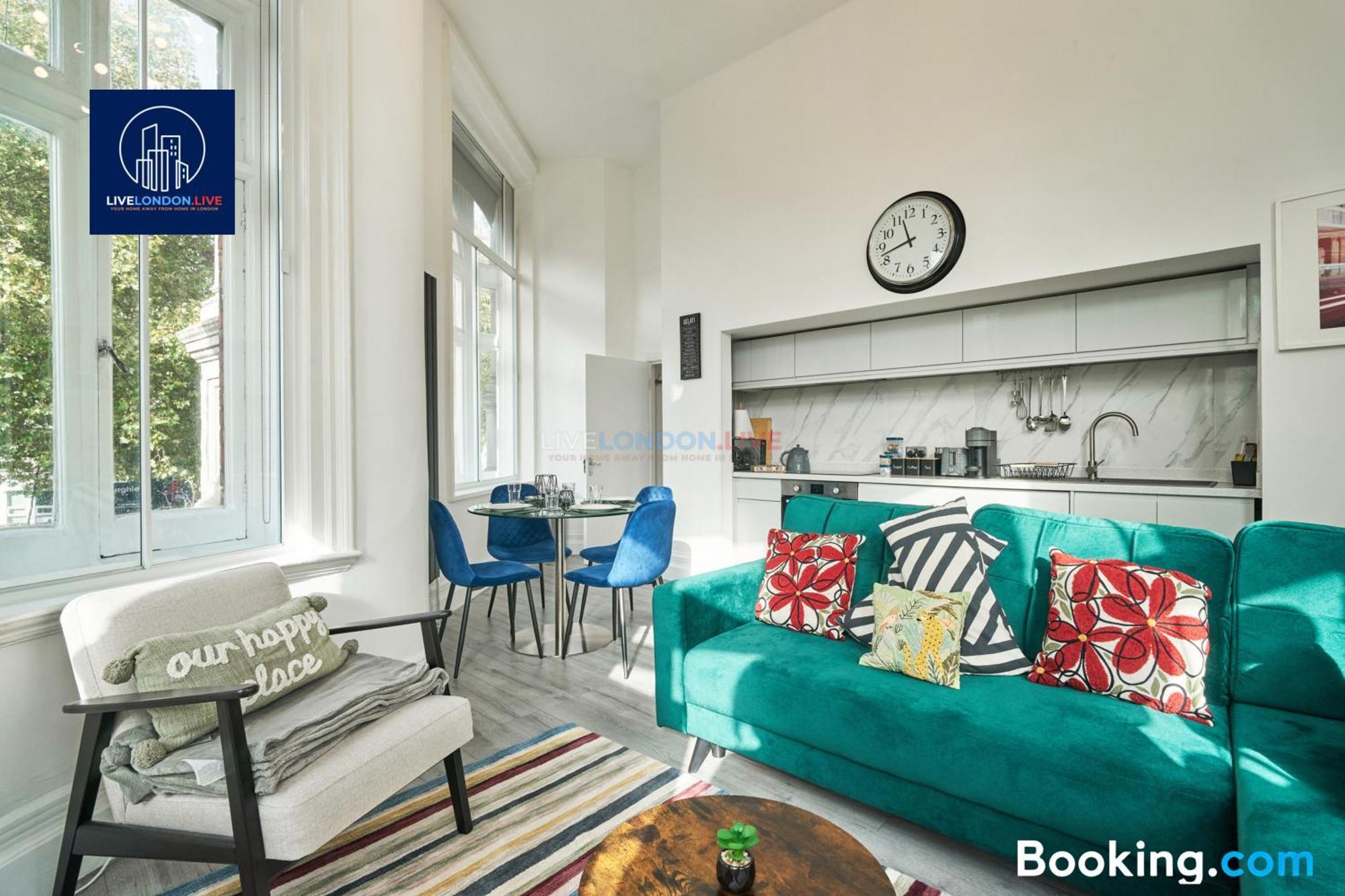 Last-Minute Specials L Sleeps Up To 4 Guests L One-Bedroom Apartment With King Bed And High Ceilings Near Camden By Live London Short Lets & Serviced Accommodation Exterior photo