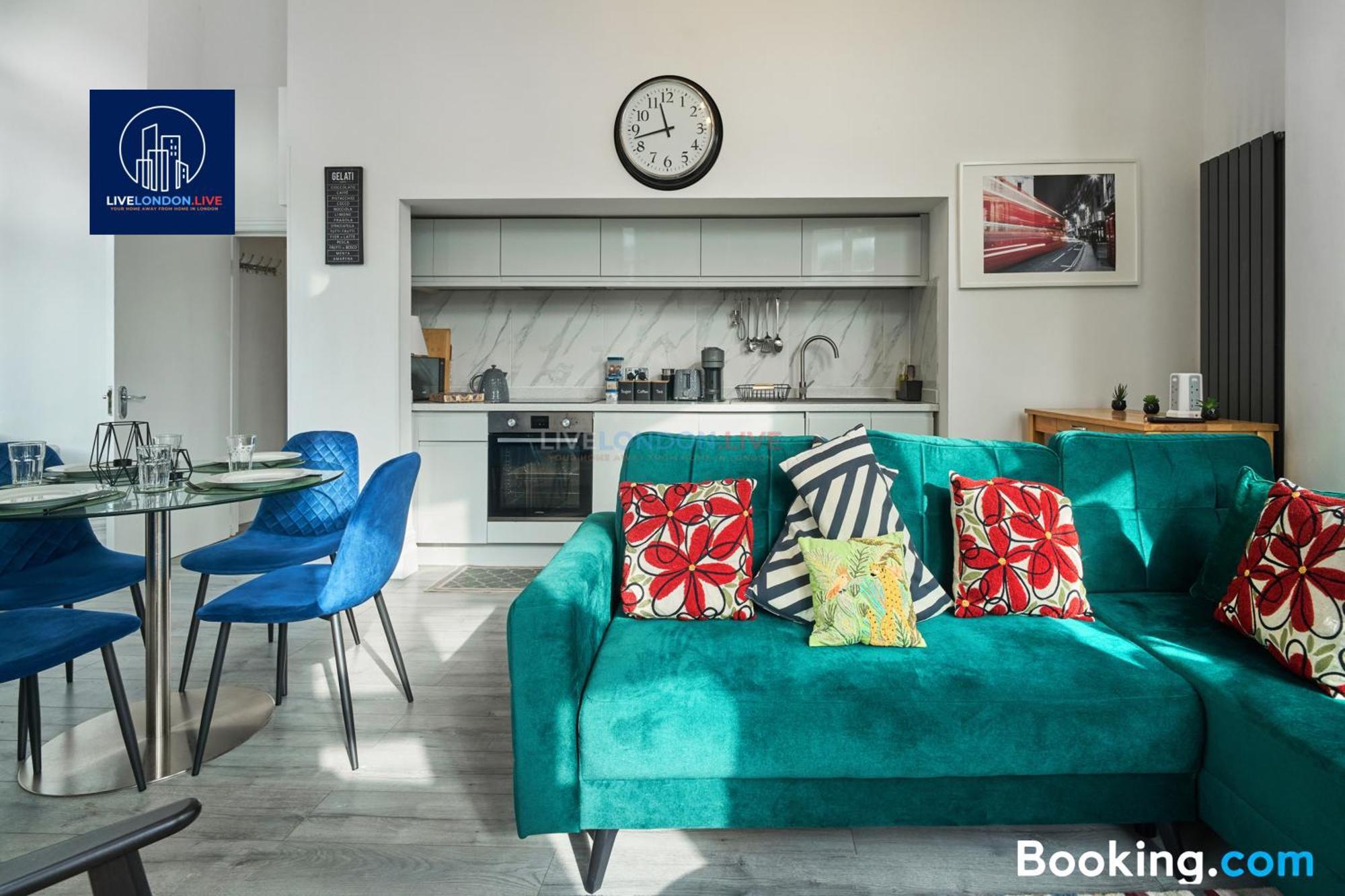 Last-Minute Specials L Sleeps Up To 4 Guests L One-Bedroom Apartment With King Bed And High Ceilings Near Camden By Live London Short Lets & Serviced Accommodation Exterior photo